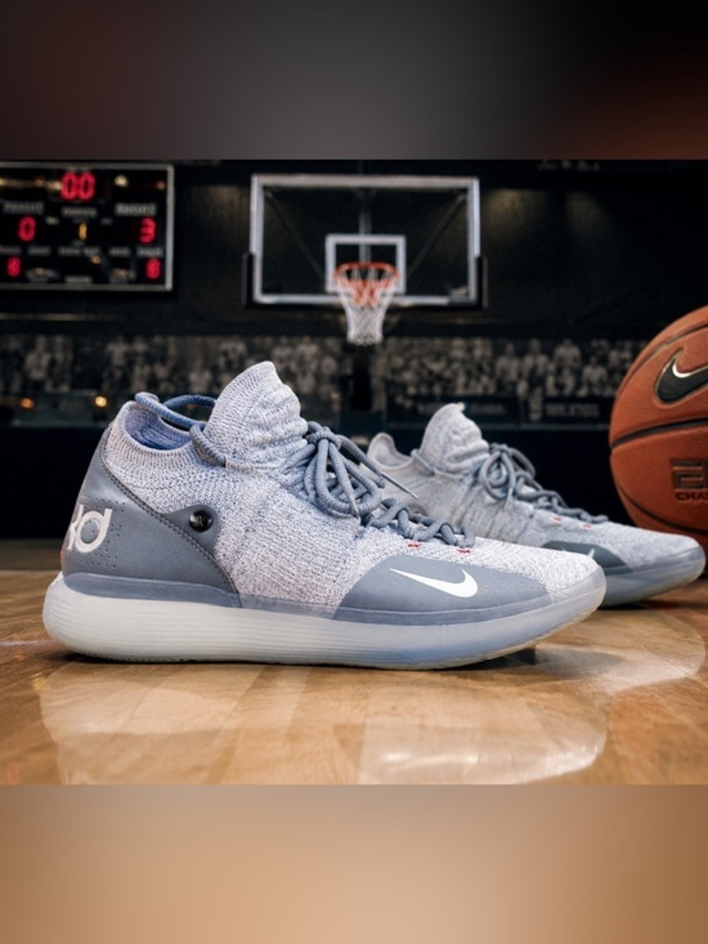 Nike KD Trey 5 VI Basketball Shoes Gray Men’s Size 12.5 Athletic Sneakers